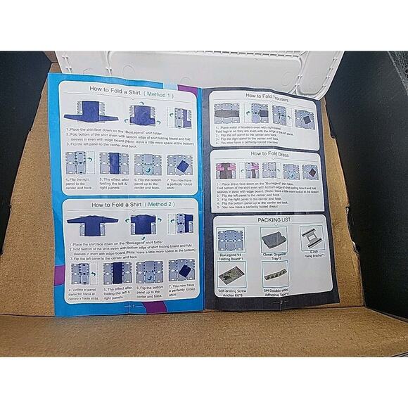 BoxLegend Shirt & Pants Folding Boards Kit in the Box - Picture 11 of 13